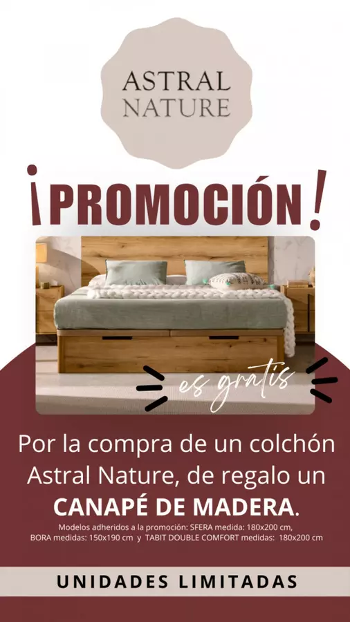 REGALO CANAPE DE MADERA