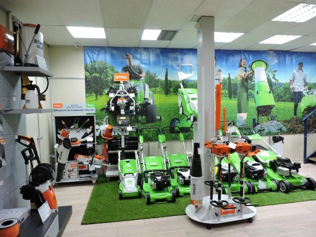Venta y alquiler de cortacesped, cortasetos, sopladores...