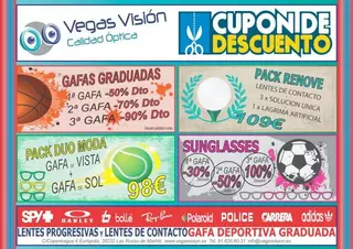 MEJOR QUE 2X1... Hasta 90% Dto en tus lentes graduadas!!
