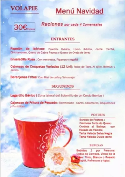 MENU DE NAVIDAD 2024