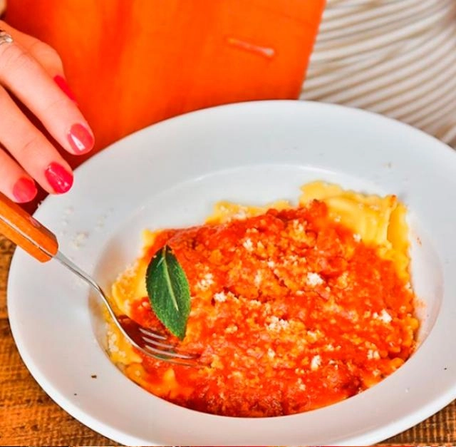 Variedad de platos de pasta