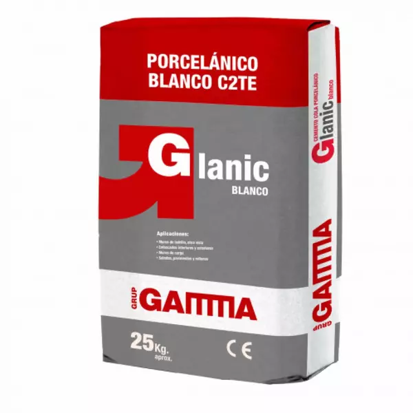 CEMENTO COLA  G-LANIC BLANCO C2TE