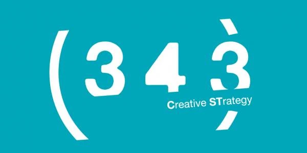 logo 343 CREATIVE STRATEGY