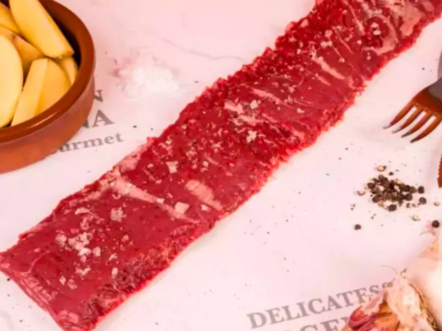 Entraña de ternera Angus sin piel