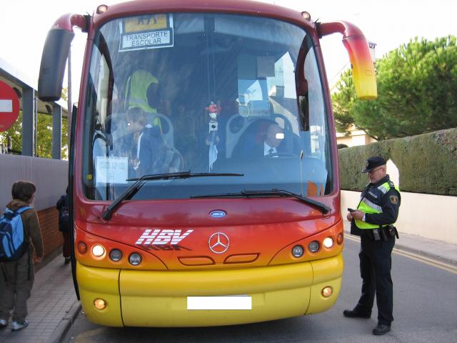Los autobuses escolares de Las Rozas, sobresaliente en seguridad
