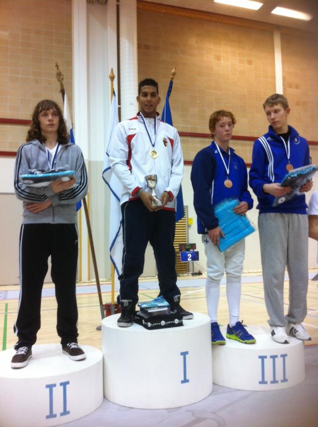 Yulen Pereira, tirador de Las Rozas, despide el añocon una medalla de oro en Helsinki

