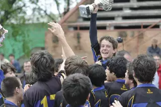 Los alevines del Industriales de Las Rozas se proclaman campeones de la Liga Regional de rugby
