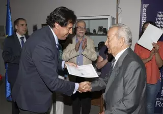 44 veteranos ferroviarios de Las Matas reciben un homenaje en la 1ª Semana del Mayor