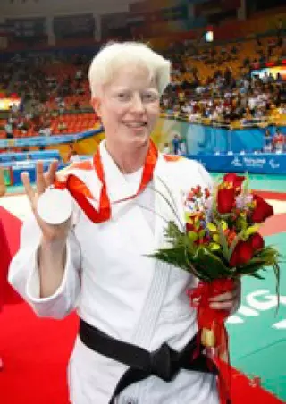 Marta Arce del Club de Judo de Las Rozas, en el l equipo español para  los Juego Paralímpicos de Londres 2012
