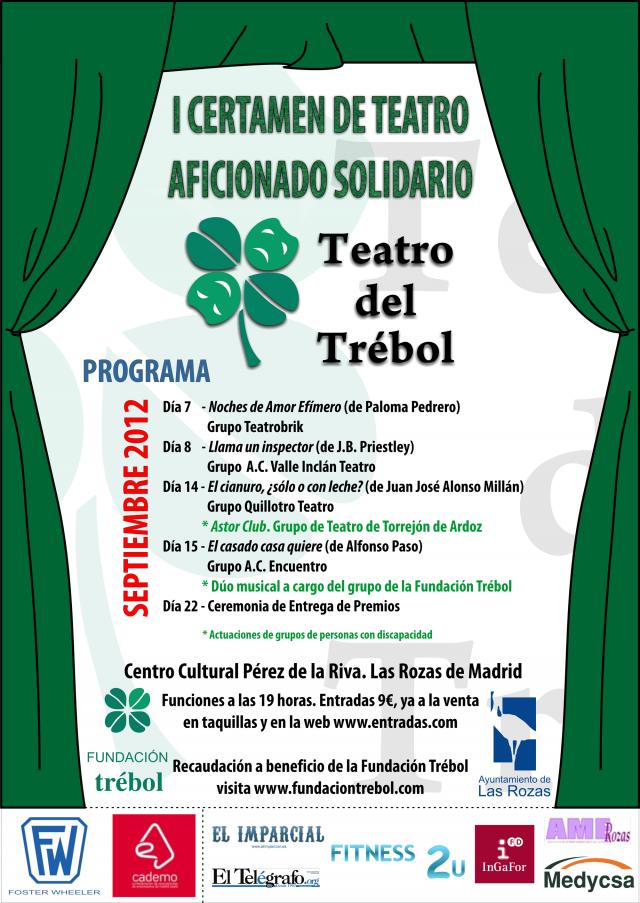 Las Rozas acoge el I Certamen de Teatro Aficionado Solidario a beneficio de personas con discapacidad