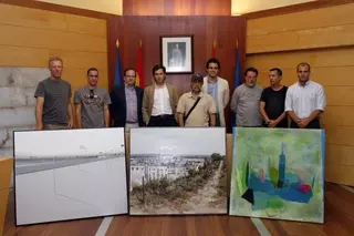 Una treintena de artistas retratan Las Rozas en el VIII Concurso de Pintura Rápida de la EMGV