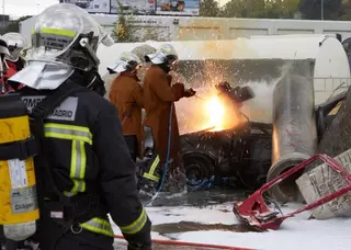Los aspirantes a Bomberos de la Comunidad se forman en el Parque Central de Las Rozas