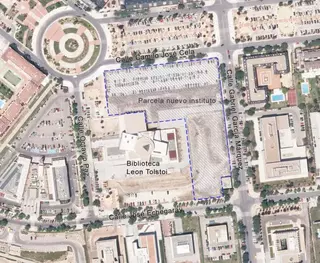 El nuevo instituto de Las Rozas estará en el Parque Empresarial, junto a la Biblioteca Leon Tolstoi