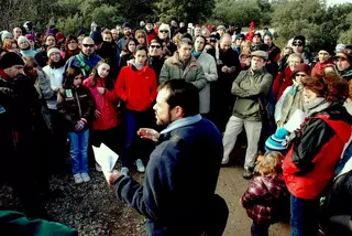 Vecinos de Las Matas marchan en defensa de la Finca de El Garzo