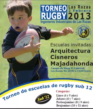 El CD Ingenieros Industriales organiza este sábado el Torneo de Escuelas de Rugby