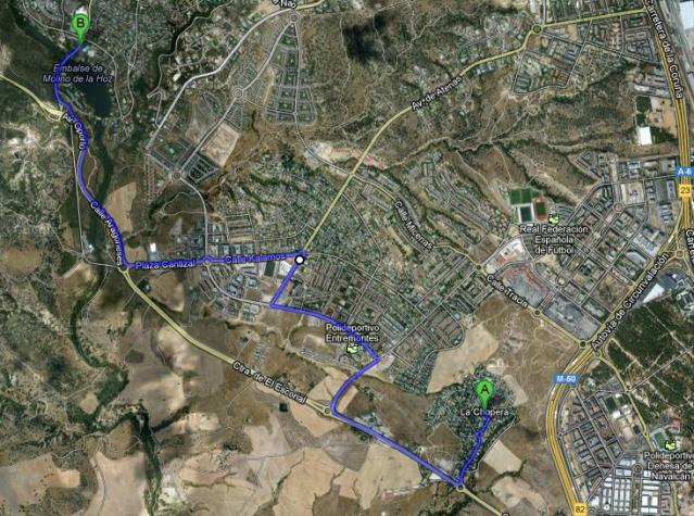 Los vecinos de La Chopera reclaman mejoras en el transporte público a Monte Rozas