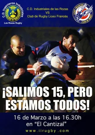 Industriales de Rugby Las Rozas se la juegan en su último partido en casa de la temporada