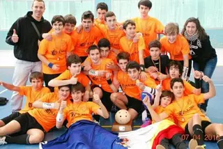El equipo sub16 del Club Unihockey Floorball Las Rozas se ha proclamado Campeón de España