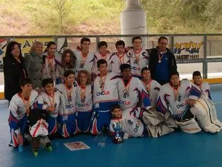 Los alevines del Club de Hockey Las Rozas, Campeones de España