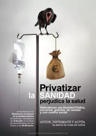 Mañana se presenta la Plataforma por la Sanidad Pública de Las Rozas