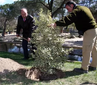 Los alumnos roceños celebraron en el Zoo de Madrid el día mundial del árbol