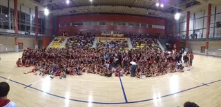 Más de 450 Jóvenes en la presentación de los equipos del C.B. Las Rozas