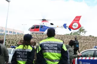 El Alcalde y el Vicepresidente Segundo de la Comunidad de Madrid inauguran un punto de aterrizaje de helicópteros