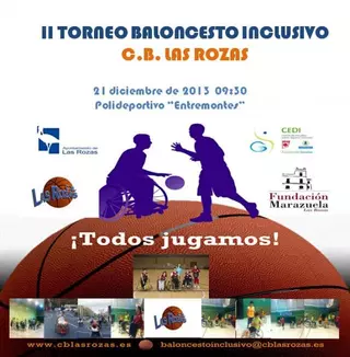 CB Las Rozas organiza un Torneo de Baloncesto en silla de ruedas