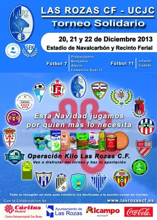 El Club de Fútbol Las Rozas organiza un torneo solidario