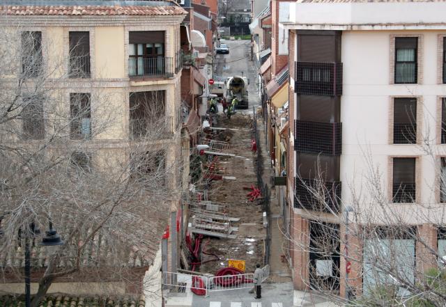 Las obras de remodelación de la calle Ebro de Las Rozas ya están en marcha