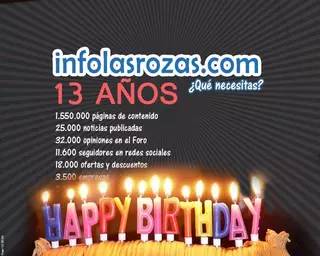 InfoLasRozas.com cumple 13 años