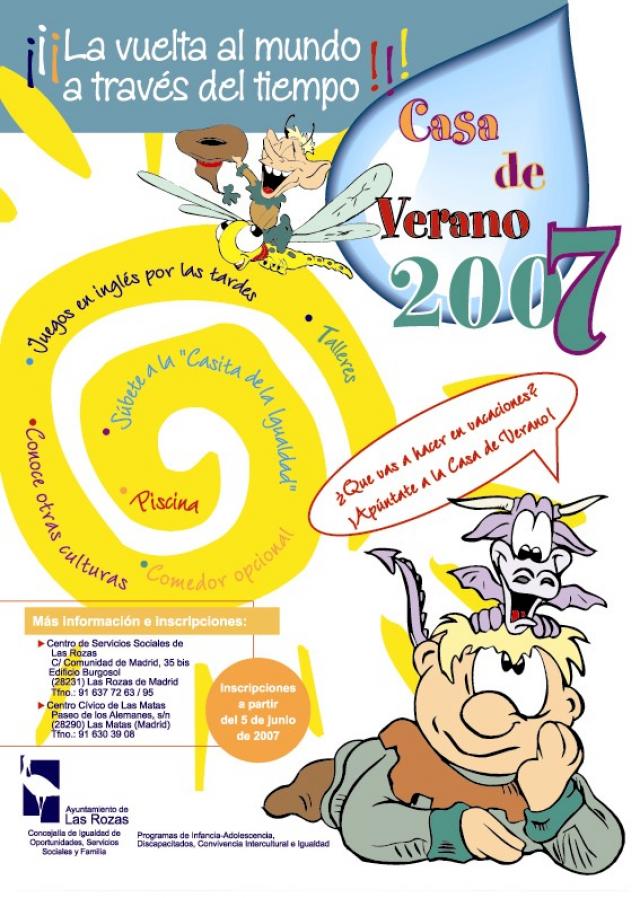La casa de verano 2007 volverá a acoger a niños cuyos padres trabajan durante el verano
