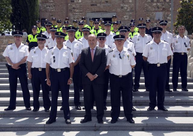 La policía local de Las Rozas celebró la fiesta de su patrón