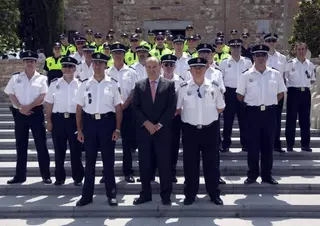 La policía local de Las Rozas celebró la fiesta de su patrón