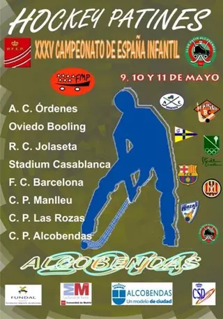 Los infantiles del Club Patín Las Rozas juegan este fin de semana el Campeonato de España de hockey sobre patines