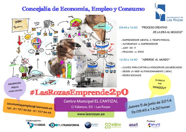 El Ayuntamiento de Las Rozas organiza la jornada “Emprende 2.0”
