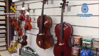 Detenidos los integrantes de un grupo organizado especializado en robar tiendas de instrumentos musicales