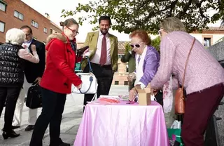 El Ayuntamiento de Las Rozas se ilumina de rosa contra el cáncer de mama