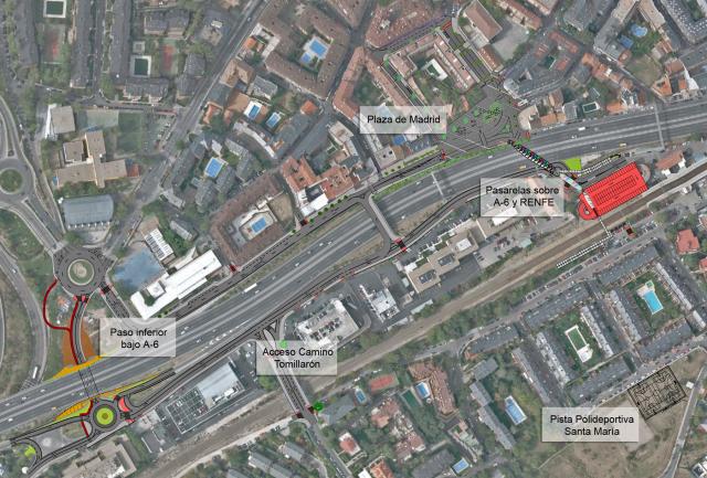 El Ayuntamiento impulsa una decena de actuaciones para mejorar la movilidad en Las Rozas