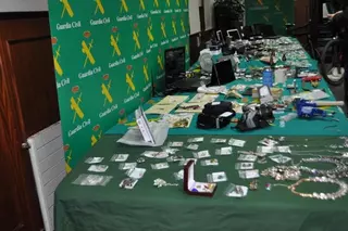 Detenidos los integrantes de un grupo criminal especializados en el robo de viviendas