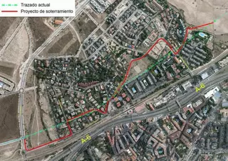 El Ayuntamiento soterrará la línea de alta tensión que sobrevuela el barrio de La Marazuela