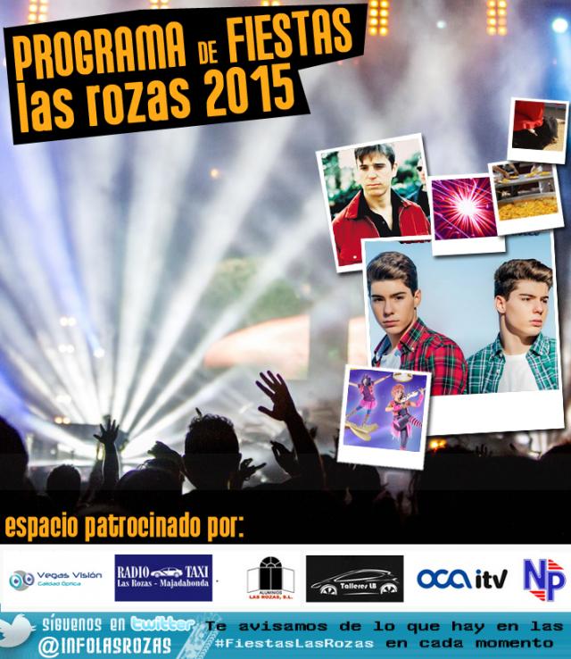 Programa de Fiestas Las Rozas 2015. Del 25 de Septiembre al 4 de Octubre