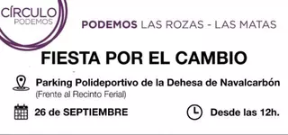 Podemos organiza la 'Fiesta por el Cambio' en Las Rozas