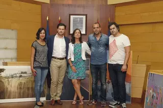 Richard García, ganador del XI Concurso de Pintura Rápida de Las Rozas