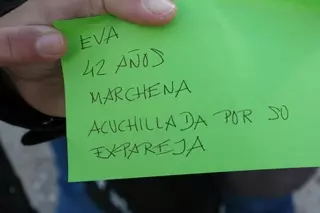 Todos los grupos municipales participaron en el acto contra la violencia de género en el Bosque del Respeto