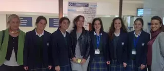 Las alumnas del colegio Orvalle de Las Rozas, ganadoras del IV Torneo Intermunicipal de Debate Escolar