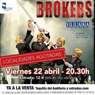 Yllana vuelve este fin de semana a Las Rozas con “Brokers”
