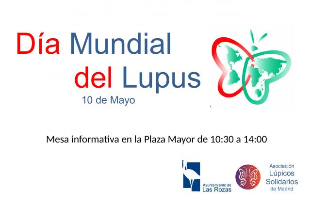 El Ayuntamiento de Las Rozas se suma a la campaña de concienciación con motivo del Día Mundial del Lupus