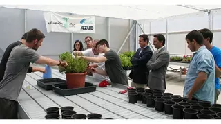De la Uz visitó las actividades del proyecto Más Cultura = Más Inclusión