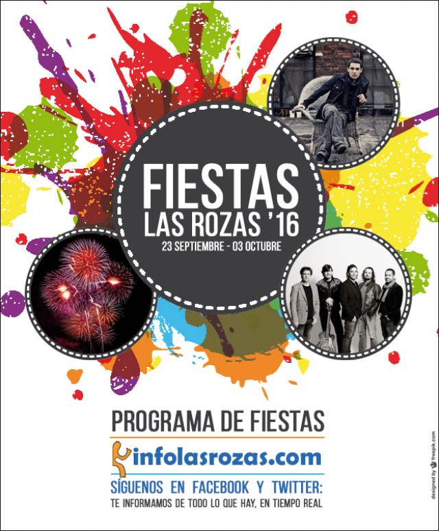 PROGRAMA DE FIESTAS DE LAS ROZAS. Del 23 de Septiembre al 03 de Octubre